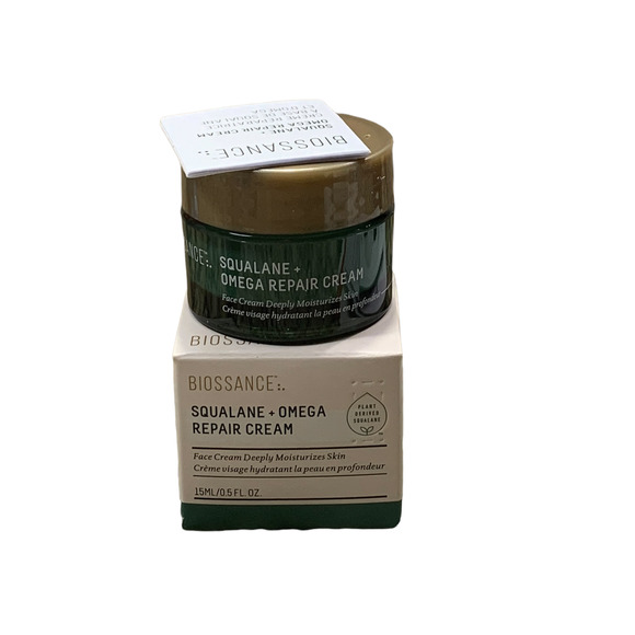 Biossance Squalane + Omega Repair Moisturizer - Travel Size 0.5 fl oz./15ml New - Picture 1 of 2